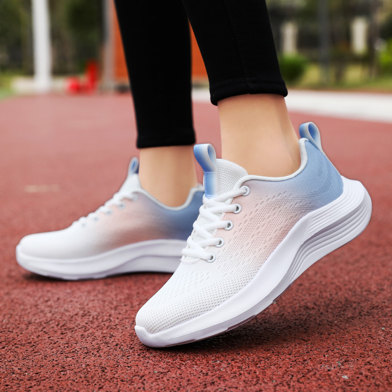 Lightweight Soft Women S Versatile Summer Casual Sports Women Breathable Fly Woven Running Thick Soled Height Increasing Shoes For Children Ddmysaturn