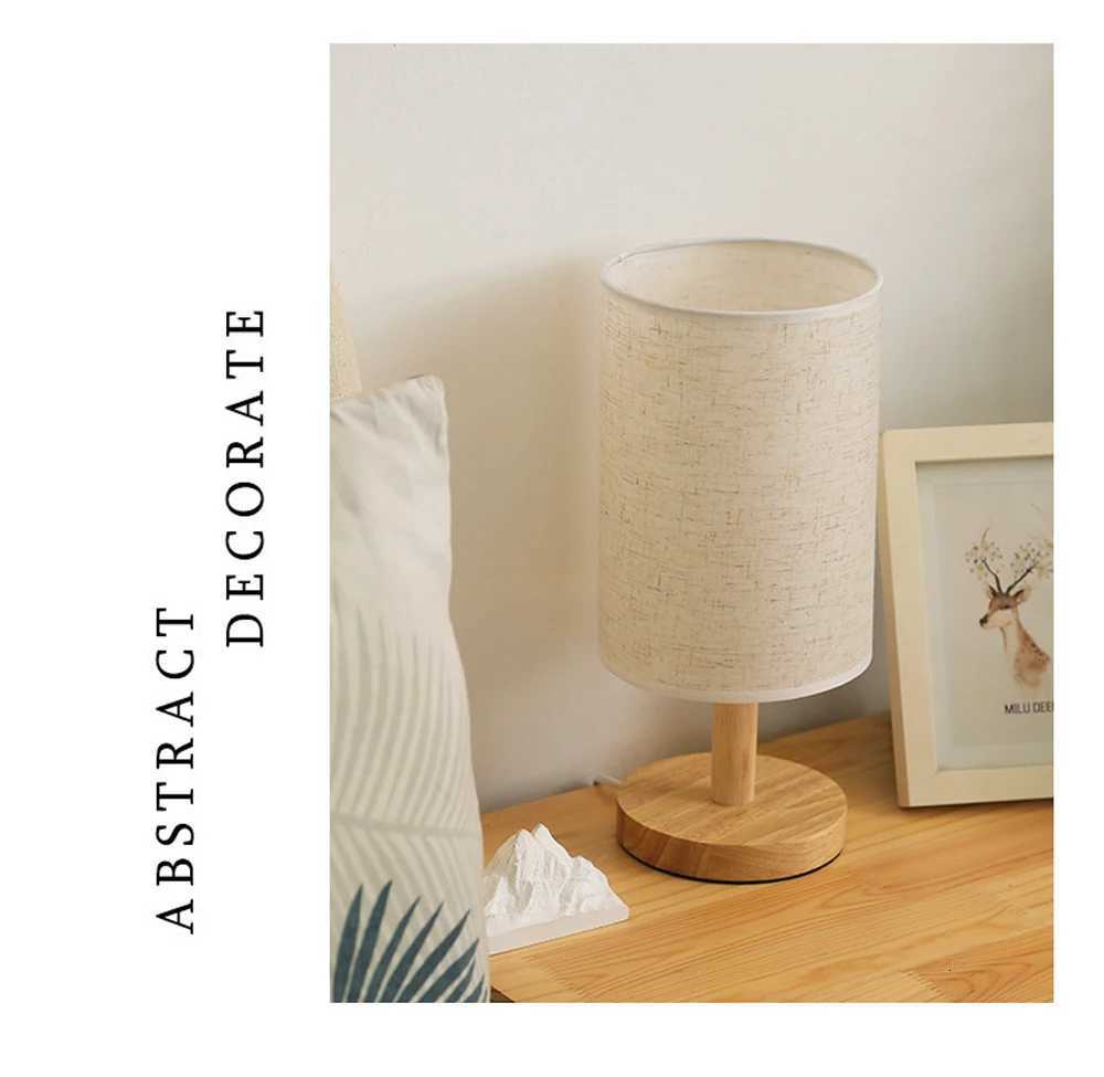 Small USB Table Lamp for Bedroom Bedside Lamps for Nightstand with Round Fabric Shade Desk Reading Lamp for Kids RoomM251125