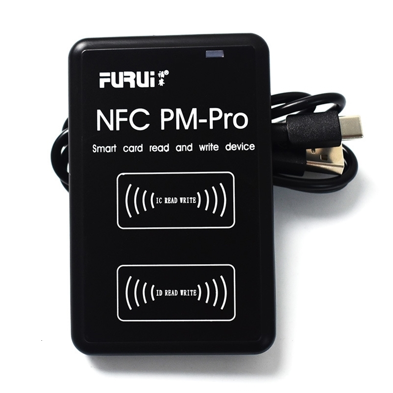 NFC PM Pro 125Khz 13.56Mhz English RFID Copier Duplicator Key Fob Reader Writer Encrypted Programmer USB UID Copy Card Tag 250425