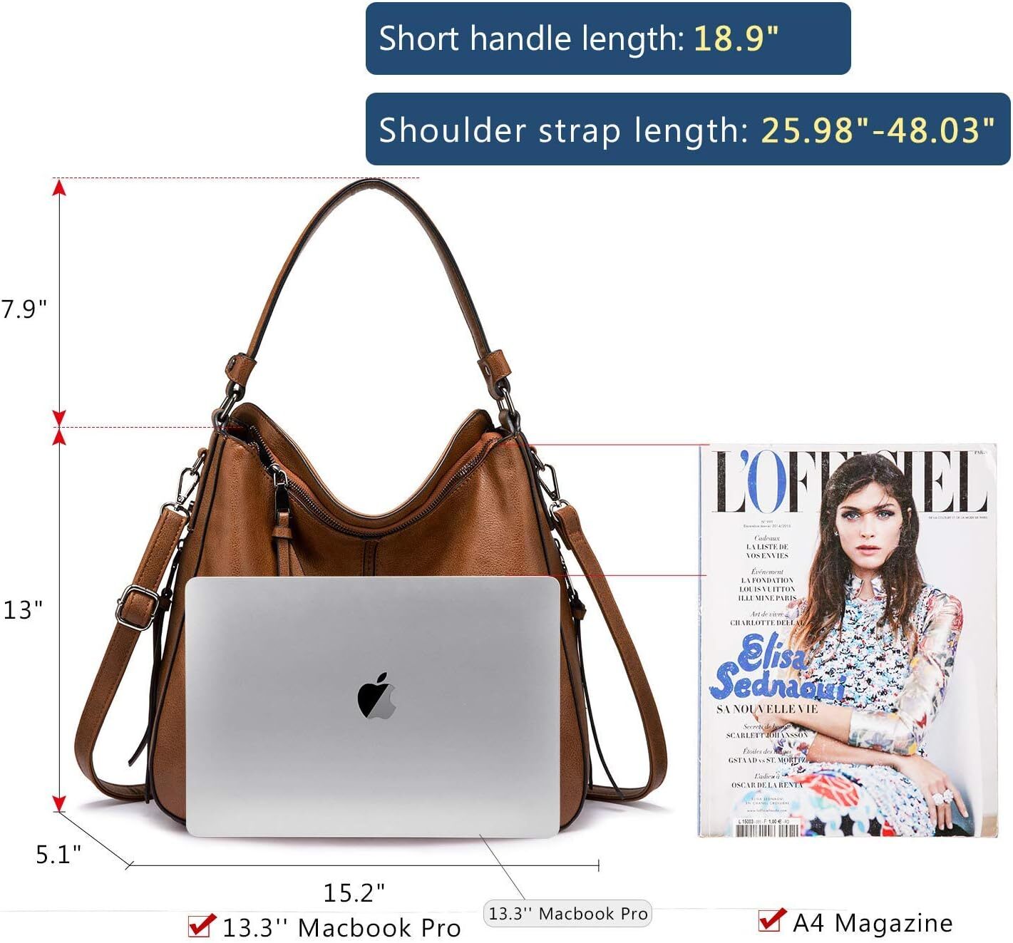 Crossbody Bags For Women Designer Leather Hobo Handbags Retro Large Size Shoulder Bag Bucket Purse