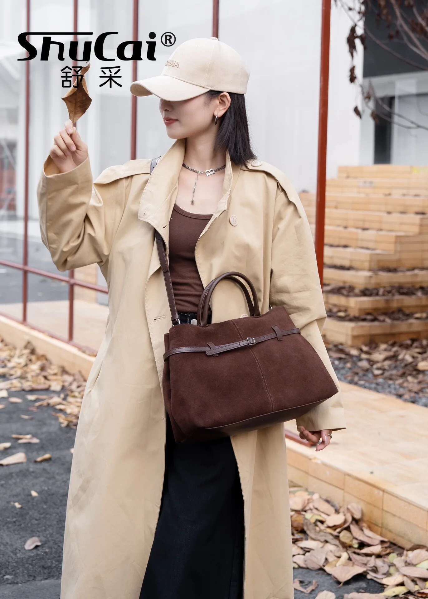 Suede Leather Fashion Women Tote Designer Brand Shoulder Corss Ladies Coffe Bag For Woman Handbag Female Brown Black