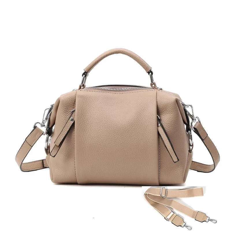 Designer Bag 100% Genuine Leather Handbag Fashion Totes High Quality Shoulder Classic Female Crossbody Bag New Women Bags Gray