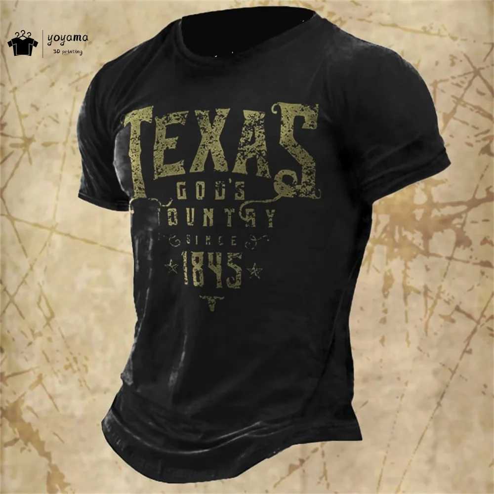 Retro mens T-shirt 3D printed short sleeved T-shirt summer O-neck casual street fashion T-shirt retro mens casual clothing W250425