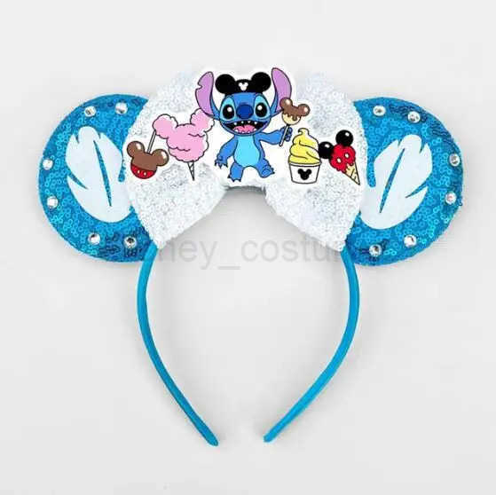 Disney Stitch Mickey Headband Disney Childrens Headband Entertainment Park Role Playing Decorative Headband X250425