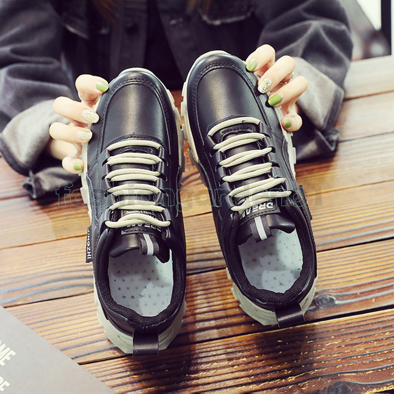 2025 Free Shipping Designer Sneakers Womens Trainers Daddy Running Shoes Breathable Casual Leather Flats Tenis Women Sports Platform Durable Outdoor S