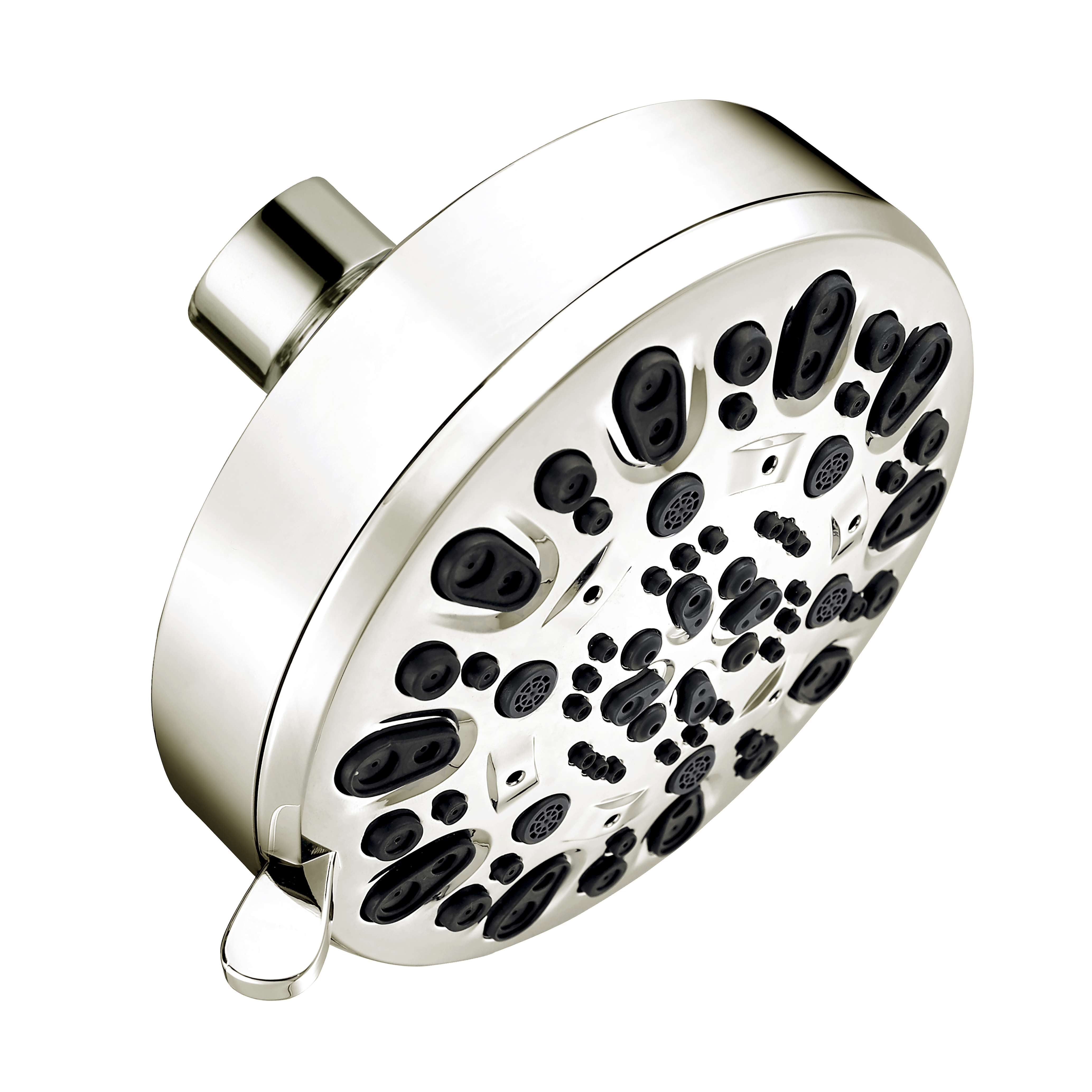 Multi-functional 5-inch Ceiling-Mounted Rainfall Shower Head with Eight Settings for Enhanced Bathing Experience