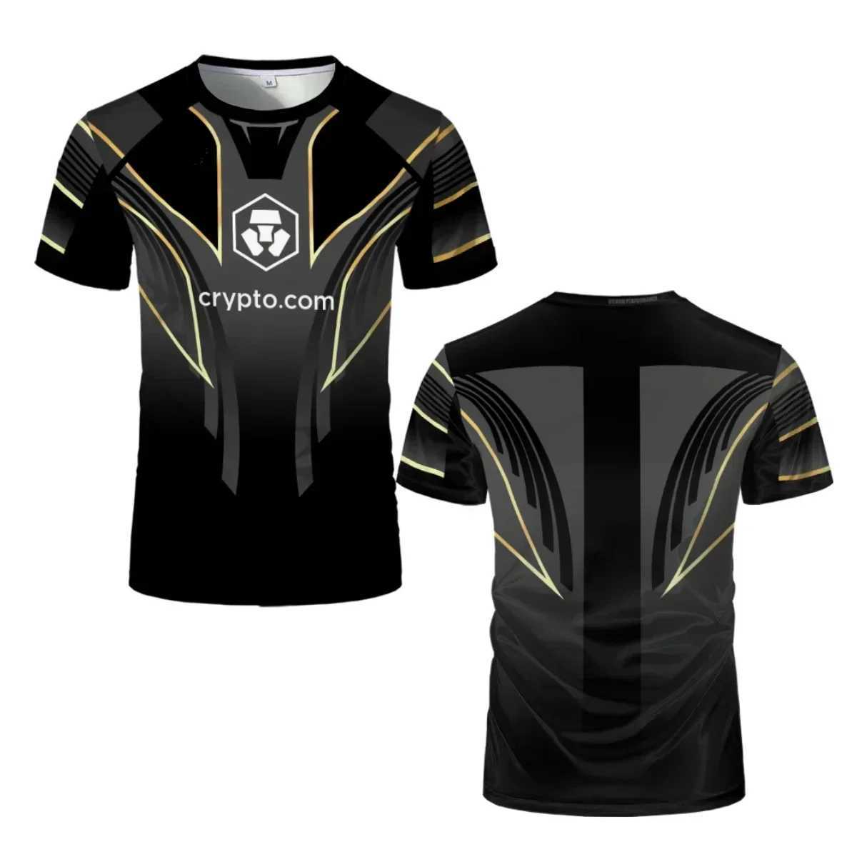 New mens wrestling competition T-shirt fan-shaped round neck 3D printed mens and womens outdoor short sleeved sports tops W250425
