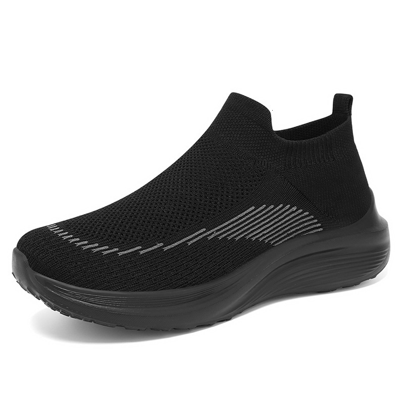 Spring And Summer Women S New Style Flyknit Lightweight Soft Soled Sports Breathable One Step Socks Running Shoes Ddmysaturn Ddmysaturn