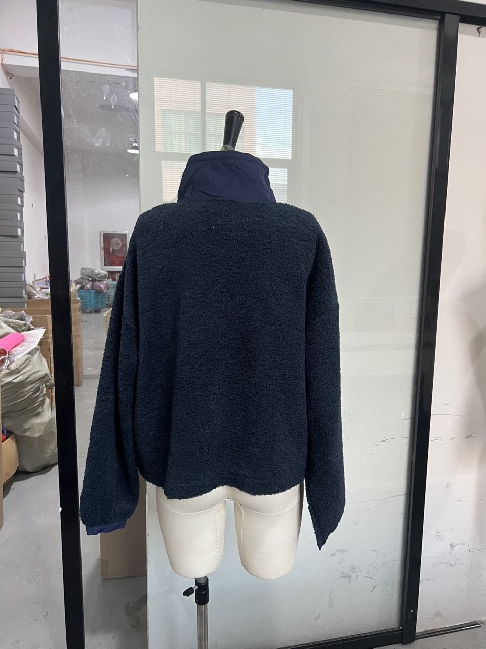 Women's Sweaters Cute Bear Little horse Pattern Sweatshirts High Collar Warm Polar Fleece Sweater Soft Blouses Tops 2025 Winter Lady Y2K Clothes