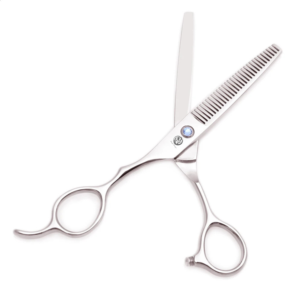 Left Hand Hairdressing Scissors Purple Dragon 6 Barber Shop Cutting Shears Thinning Scissors Professional Hair Scissors Z8001 250424