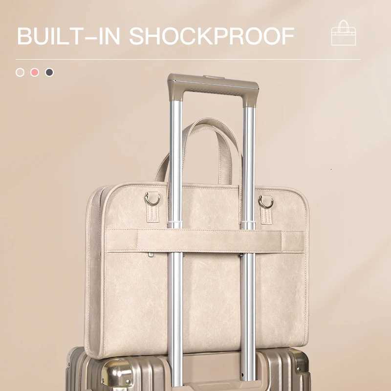 Laptop Bag case 133 14 156 inch Sleeve Bag for M1 Macbook Air Pro 13 14 15 Computer Shoulder Huawei HP Handbag Briefcase BagT251125