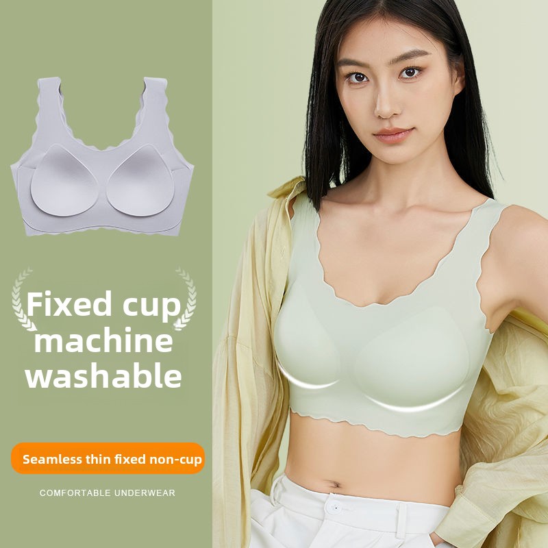 Breast Enhancing Nightwear Set Featuring Hidden Wire Cage System