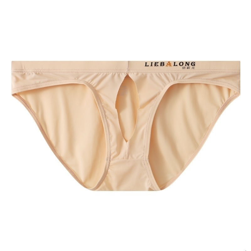 Mens underwear ice silk low rise triangle pants 250417