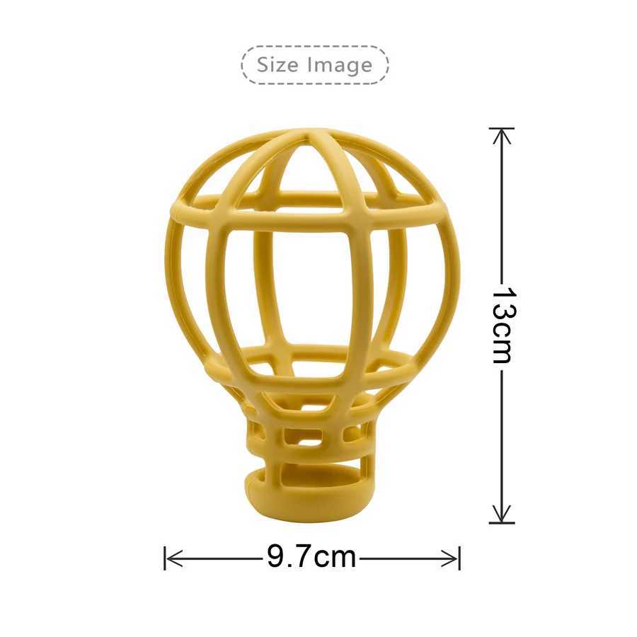 Food Grade Silicone Hot Air Balloon Shape Baby Toys Teething Infant Chewing Toy Rodent Baby Accessories G251125