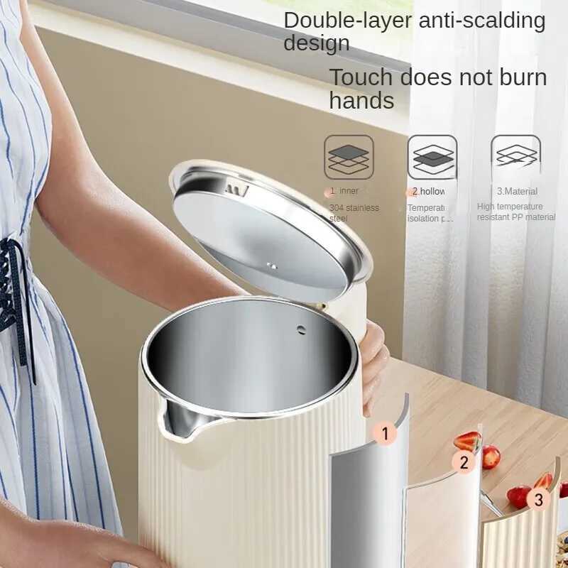 Electric kettle household kettle insulation automatic power-off stainless steel large capacity C251125