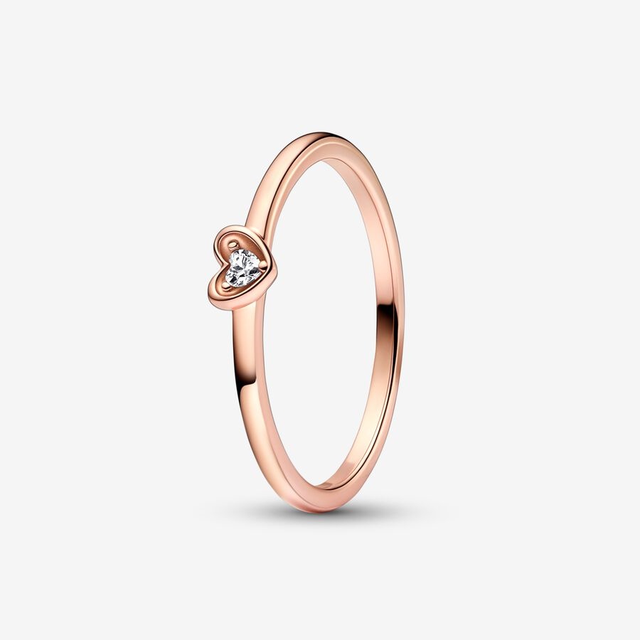 Fashion Women Girls Rings Stainless Steel Copper Silver Gold Stone Zircon Butterfly Letter Heart Flower Circle Stone Jewelry A Gift