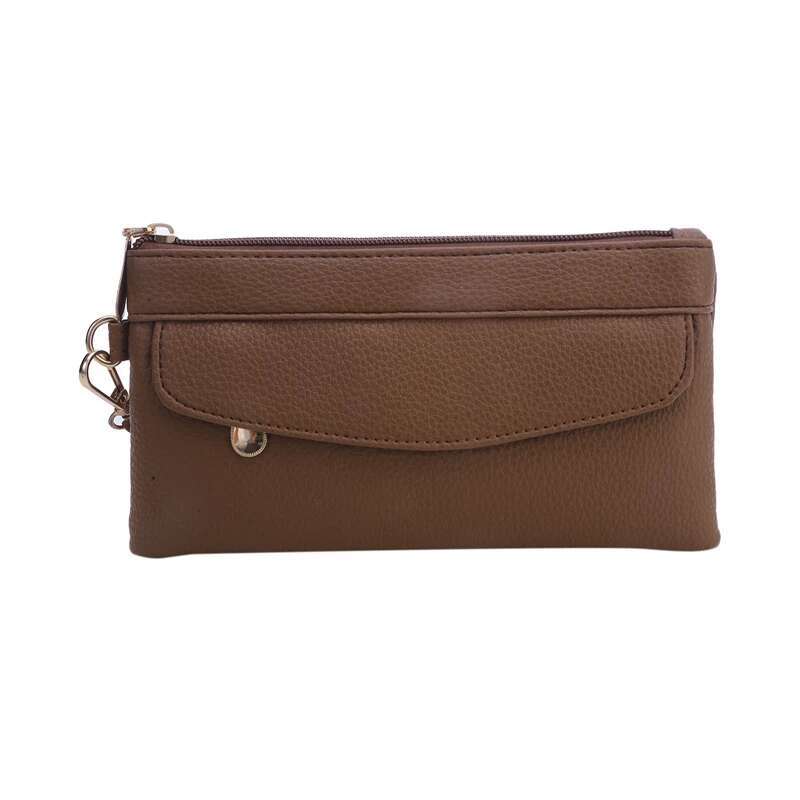 2024 Fashion Women Wallets Brand Leather Long Design Pouch Handbag Coin Card Holders Clutch Purse Money Clip Wallet