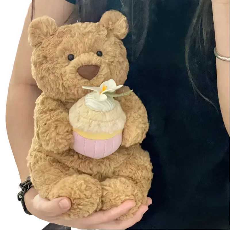 Stuffed 28cm Hug Ce Bartholew Plush Doll With Cat And Dog Interactive Toy Cute Teddy Bear Pet Holiday Gift Y250425 Y260128