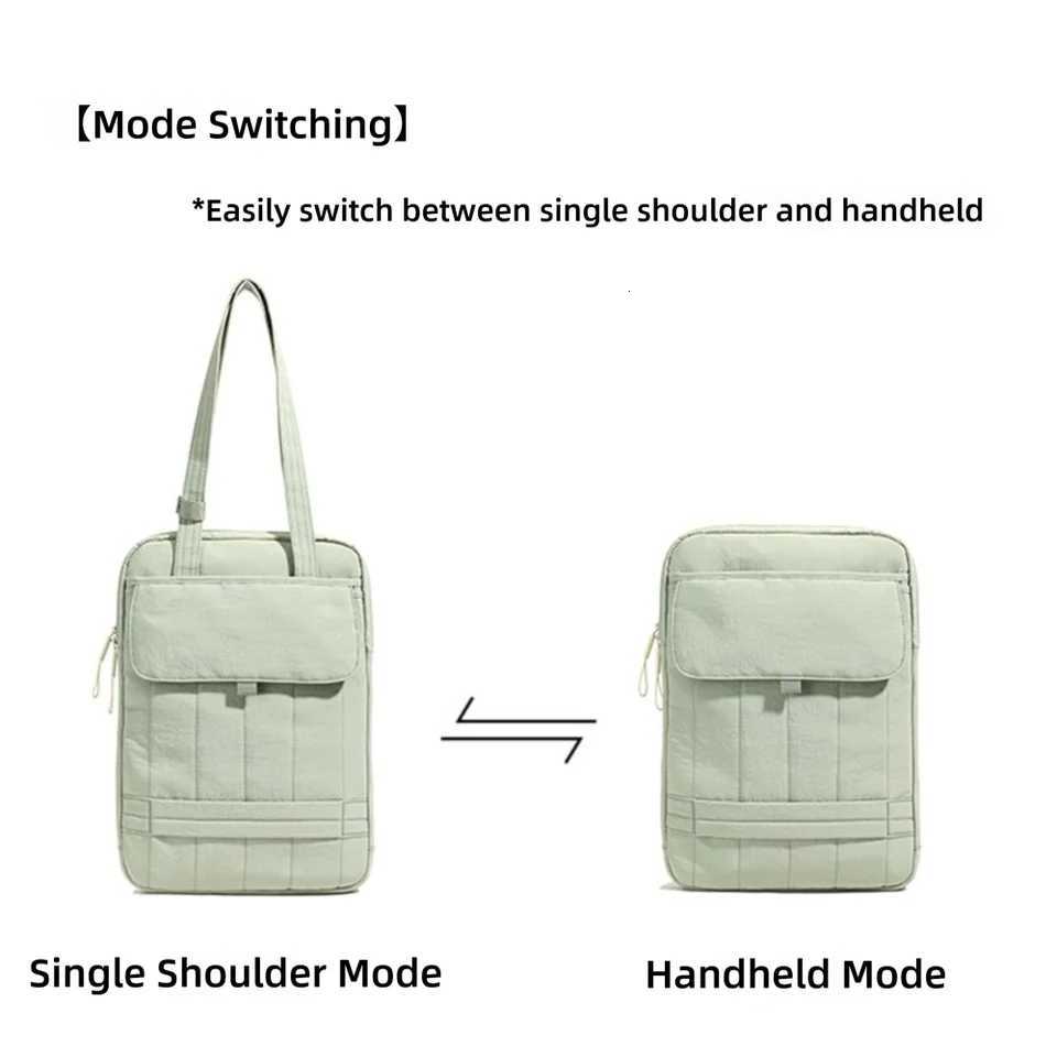 133 14 15 Inch Versatile Laptop Bag One-Shoulder Handheld Canvas Tote Bag Business Briefcases for Lenovo Dell Laptop CommuteT251125