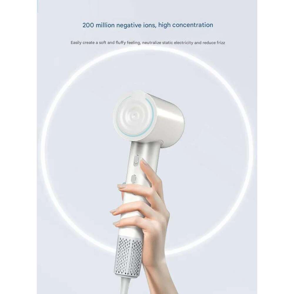 2025 New Professional Negative Ion Dryer with Temperature Control Hot & Cold Air for Powerful and Gentle Hair Care