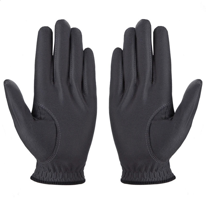 Golf Gloves Mens Glove Left/Right Hand 2 color Soft white Dark Grey Swing Putting Training particles Breathable Namib Gloves 250424