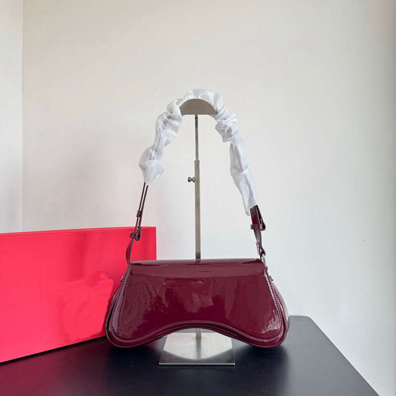 New Game Controller Shoulder Armpit Patent Leather hot Handbag Dingdang Charter Car Bag