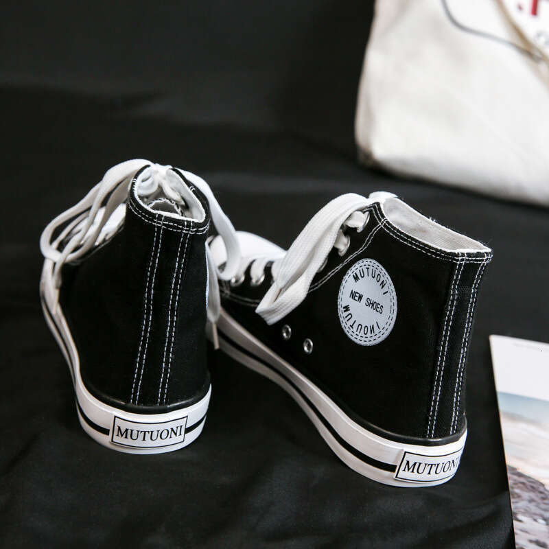 Fubu Cloth Korean Edition Men's and Women's New Couple High Top Canvas Casual Single Shoes