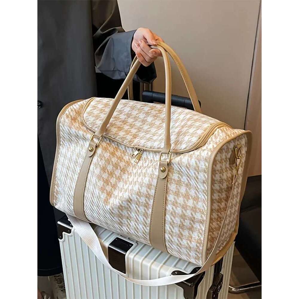 Designer Bag Portable Vintage Travel Duffle Large Capacity Womens Sports Fiess Storage Gym Handbag Weekender Overnight Bag