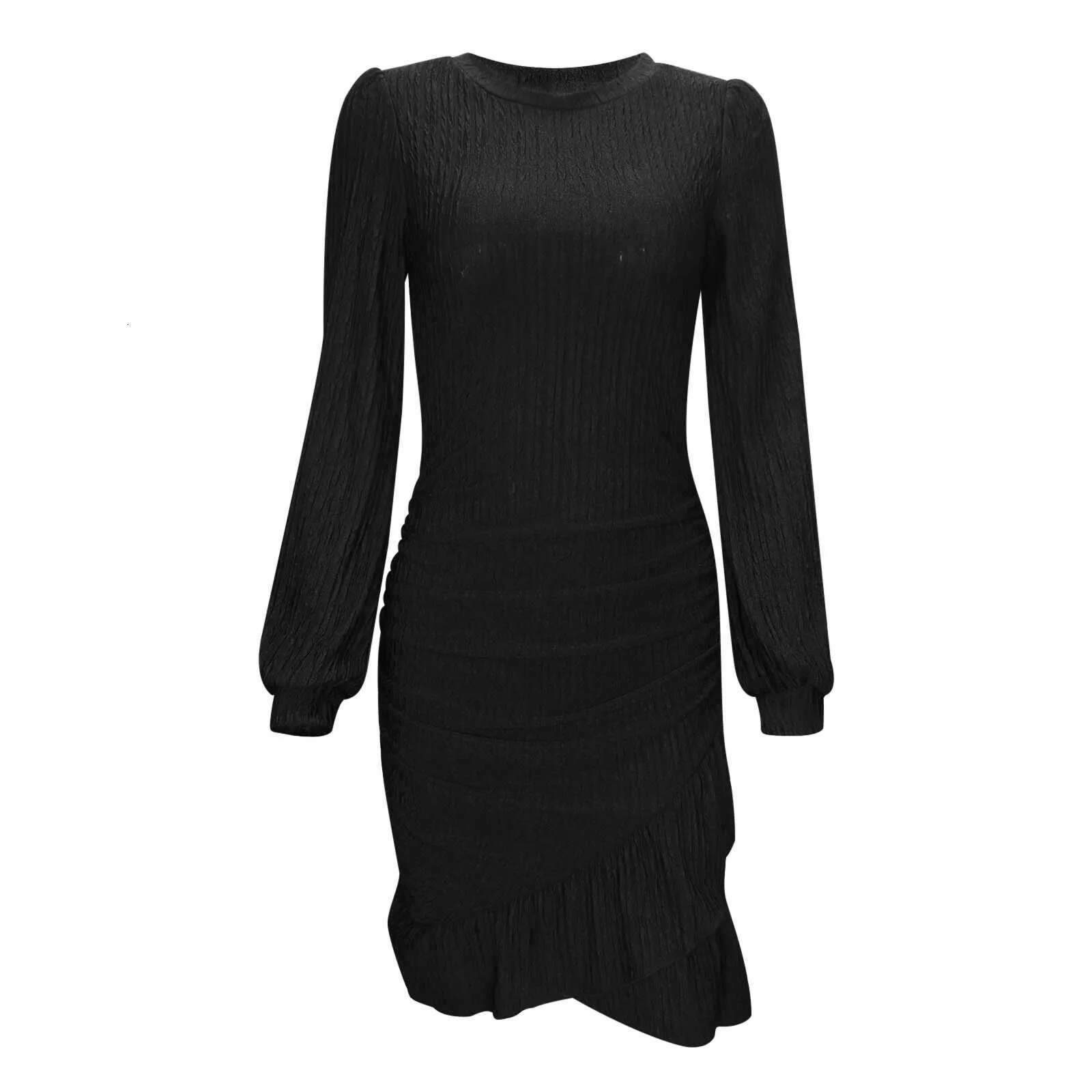 Dongdumaoyi New Slim Black Dress For Women Clothing Spring Bodycon Hip Waist Sexy Mini Short Skirt Korean Fashion Casual Vestido Robe
