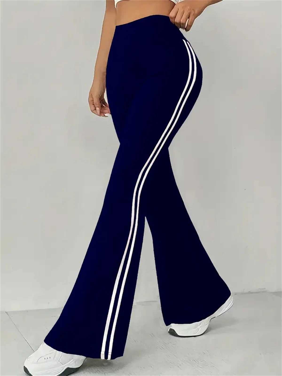Womens ultra-thin casual Flare Pants high waisted fashionable micro pull rod Trouser 2025 spring and summer womens pants street fashion clothingC25042