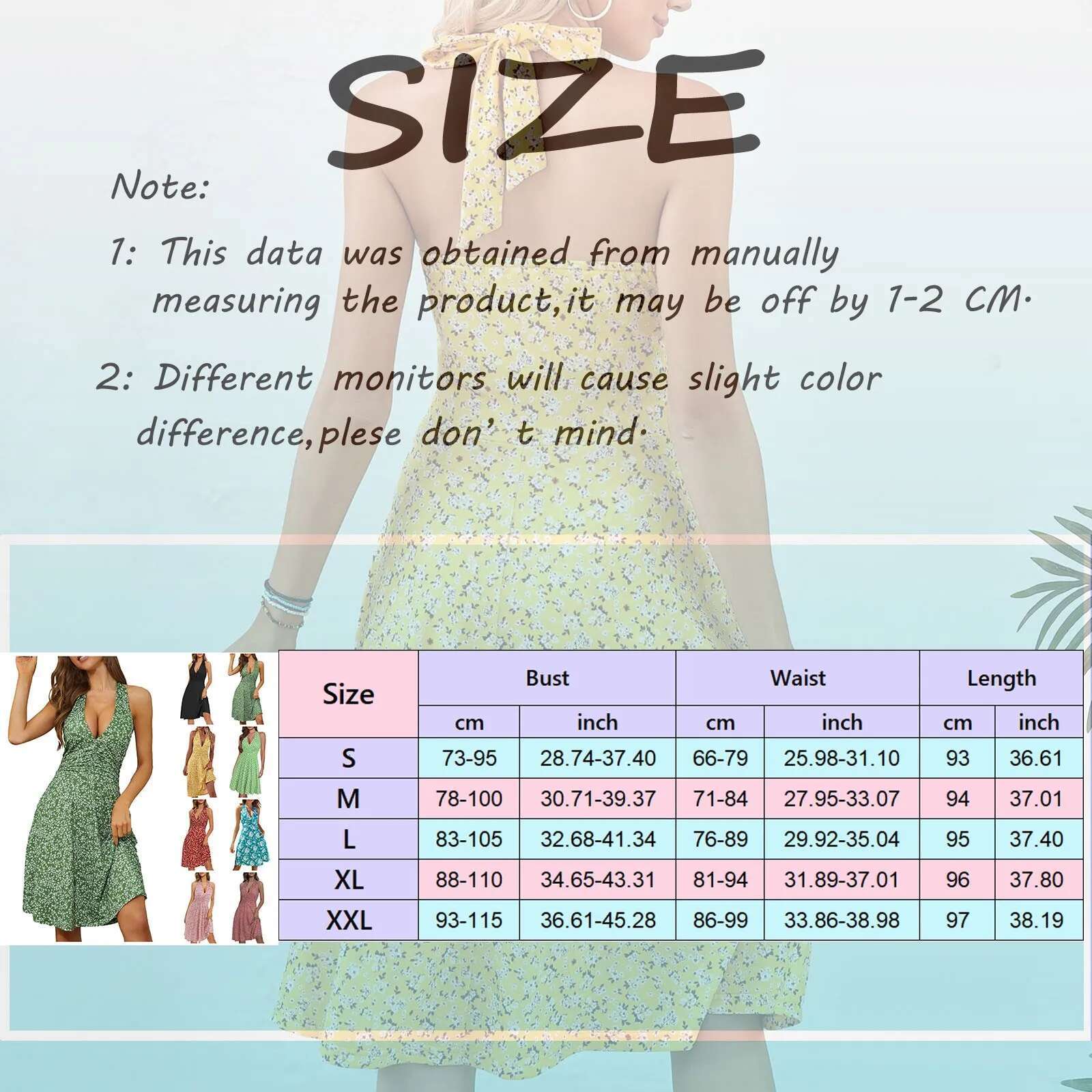 Dongdumaoyi Women Elegant Bohemian Beach Dress Halter Neck Sleeveless Vacation Streetwear Midi Summer Clothes