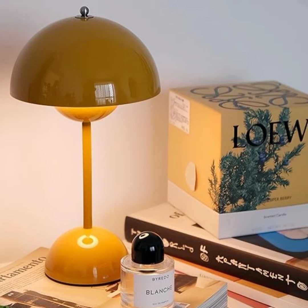 Rechargeable flower bud table lamp ambient lamp bedroom modern simple and atmospheric table lamp decorative lamp C251125