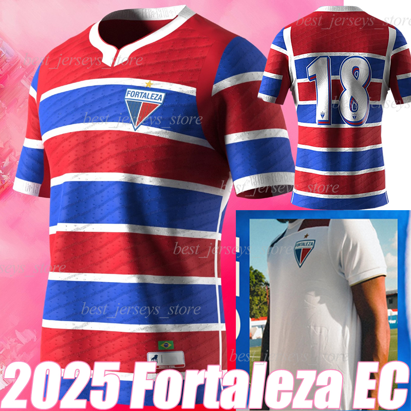 4XL 2025 Fortaleza EC Soccer Jerseys 25/26 J.M.LUCERO MOISES KAYZER MARINHO BRENO LOPES BORRERO DEYVERSON POCHETTINO ZE WELISON L.SASHA KERVIN MARTINEZ football shirt