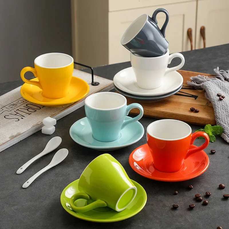 180ml Tulip Creative Mug Latte Mug Americano Coffee Mug Saucer Mug Coffee Mug Y251125