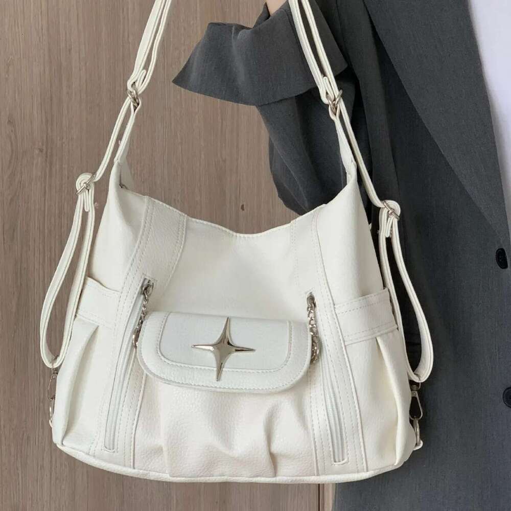 Designer Bag Women's Nice Bag Fashion Korean Version Single Shoulder Straddle Large Capacity Student Travel Bolso Grandebag New In Handbag