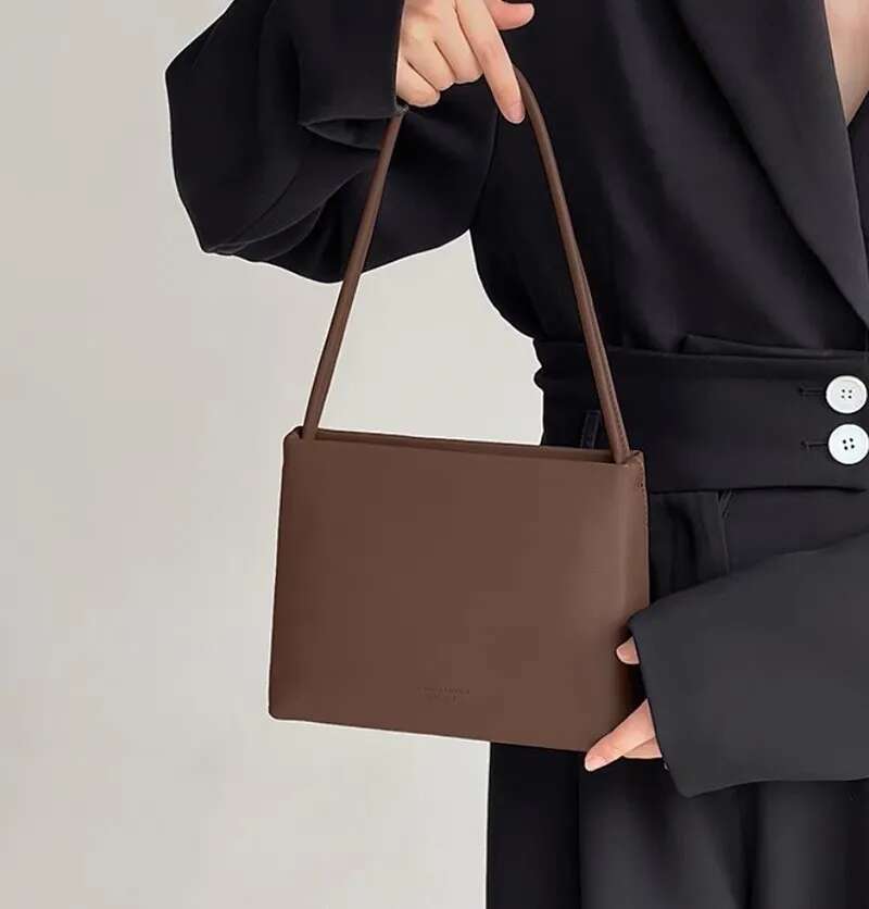 Designer Bag Korean Version Black Underarm Bag New Women's Minimalism Elegant Small Square Bag Fashion Commuter Texture Shoulder Bags