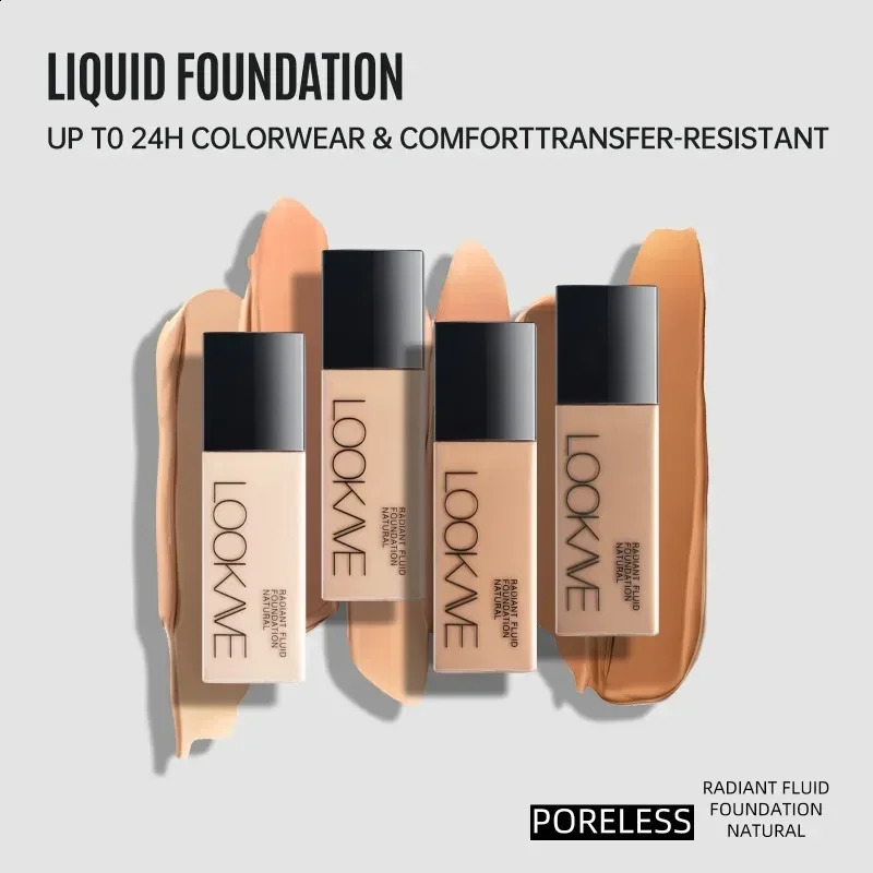 A full set of matte foundation longlasting moisturizing and bright concealer liquid waterproof CC cream basic cosmetics 250415