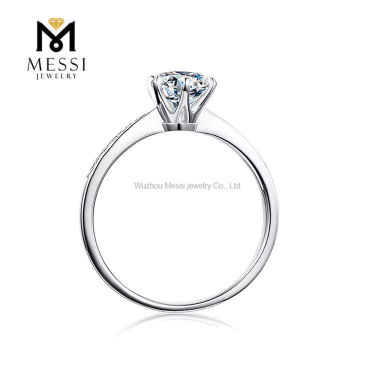 New Moissanite Diamond Silver Jewellery 925 Sterling Silver Moissanite Ring