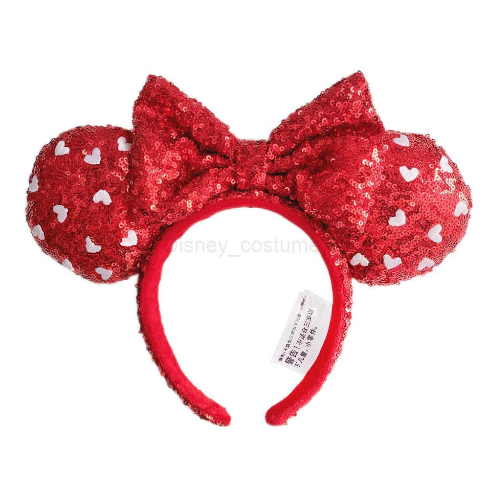Disney Mickey Minnie Ear Headband Mermaid Princess Holiday Party Headband Earband COSTUME Cosplay Plush Adult/Children Christmas Gift X250425