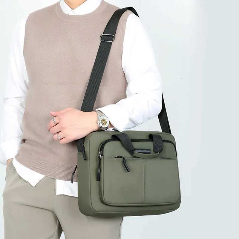 Large Capacity Briefcase Travel Essentials Laptop Storage Diagonal Bag Business Trips Oxford Cloth Document Organize AccessoriesT251125