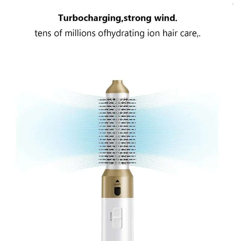 Professional 5 in 1 Dryer Curling Iron Dryers Hair Curler Airwarp Set Straightening Hot Air Brush Negative Ions