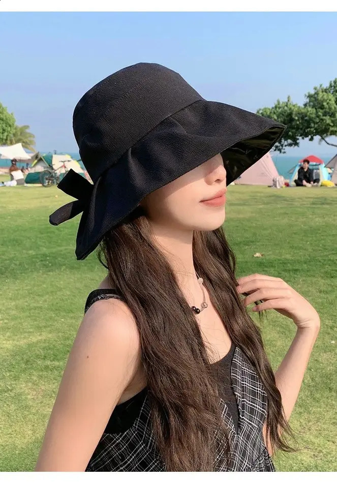 Gentle Vacation Mountaineering Hundreds Of Sun Protection Cap Female Bow Easy To Carry UPF50 250424