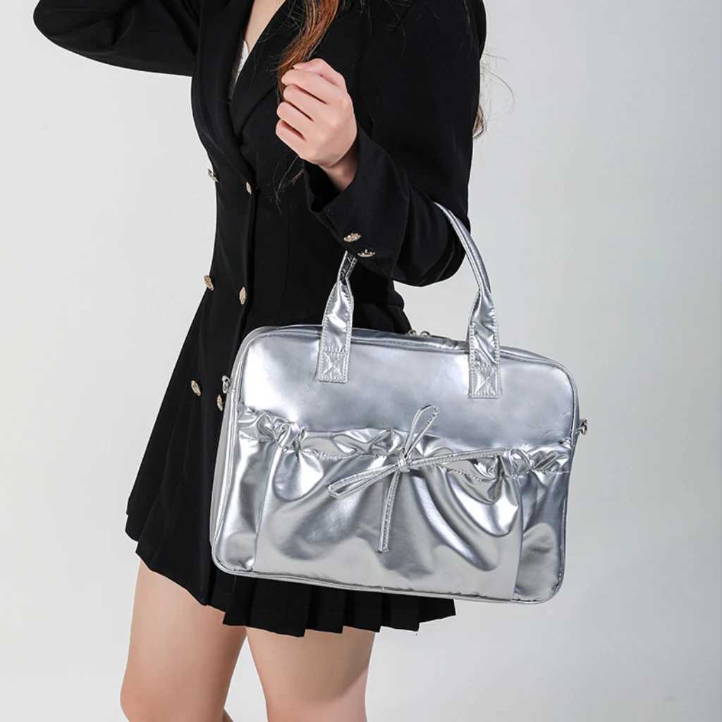 Womens Sweet Bow Shoulder Laptop Bag 133 136 14 15 156 16 Inch For Macbook Samsung Dell Lightweight Computer Briefcase BagT251125