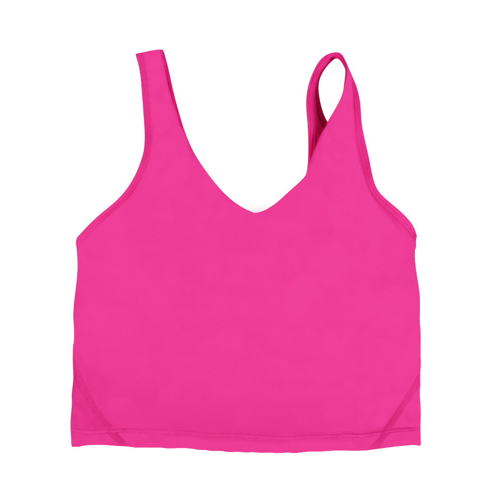 L188 Women's yoga exercise top gym women's U-shaped vest with chest cushion shock-absorbing and sweat absorbing exercise top bra