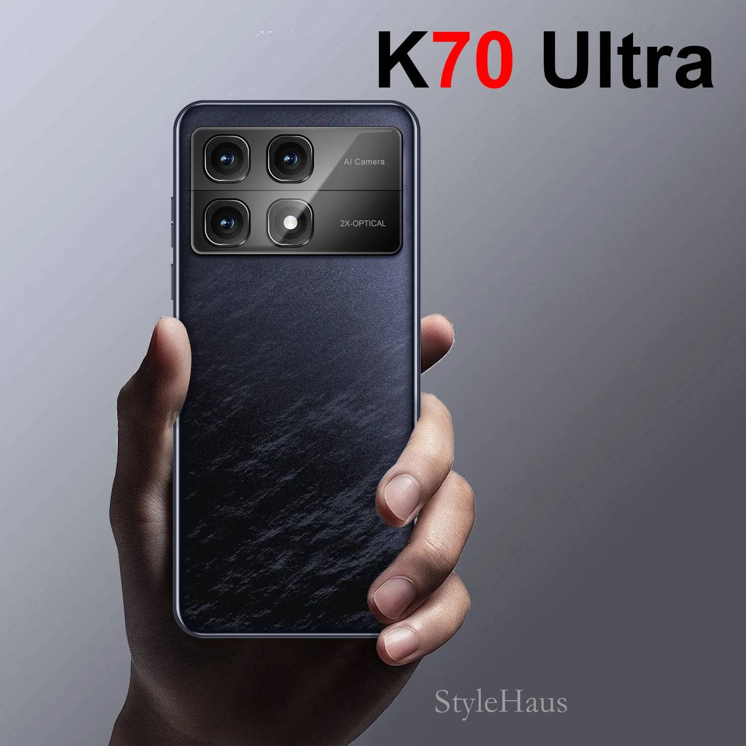 Original K70 Ultra 5G Mobile Phone Gaming 16GB RAM 512GB ROM Dimensity 9300+ 50.0MP NFC 5500mAh Android 6.67 Full Screen Fingerprint ID Face Smart Cel