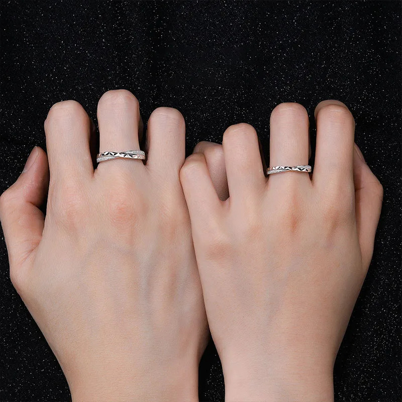 JYJIAYUJY 100% original pure silver S999 adjustable couple ring only for you to meet fashionable jewelry gifts daily JYCPR21 250422