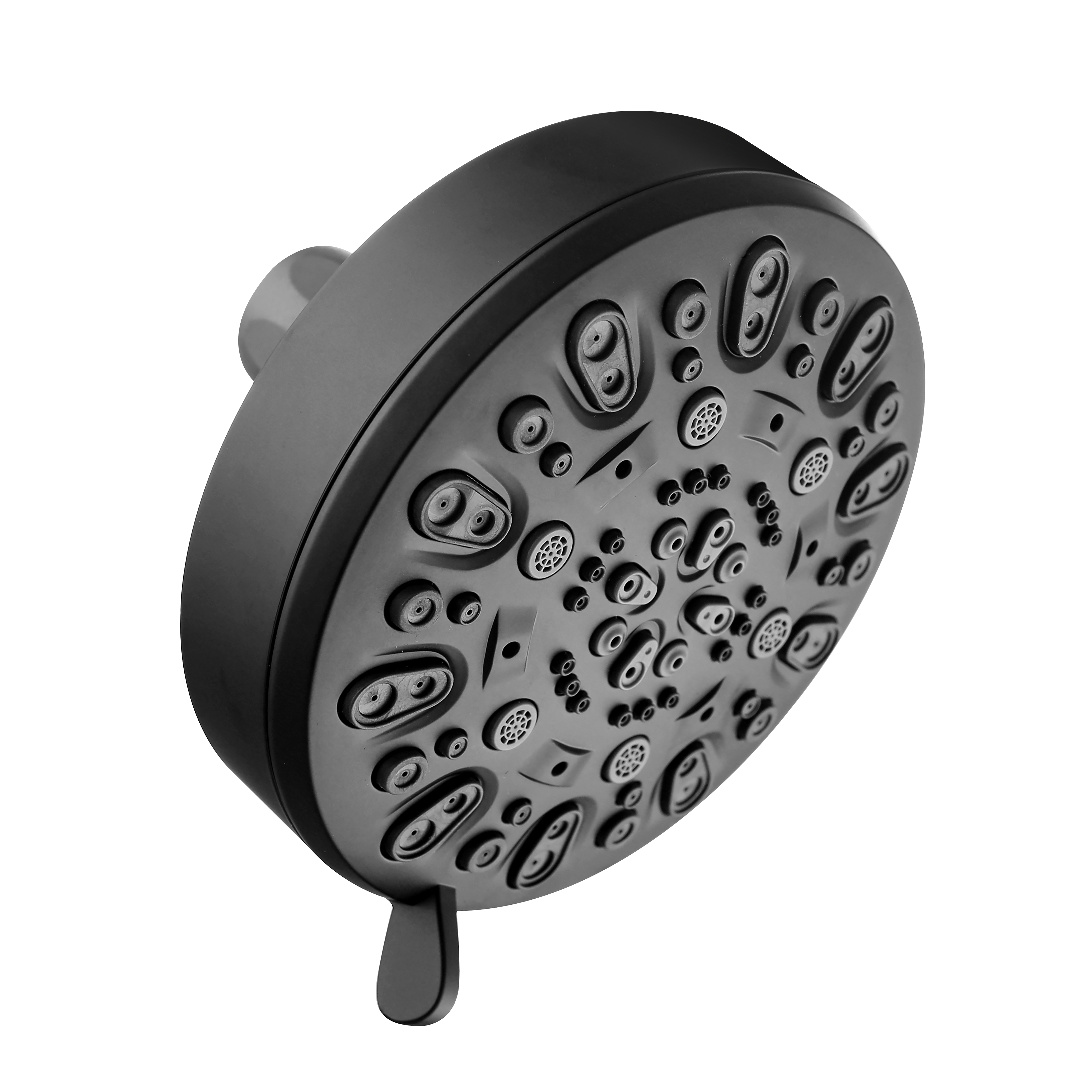 Multi-functional 5-inch Ceiling-Mounted Rainfall Shower Head with Eight Settings for Enhanced Bathing Experience