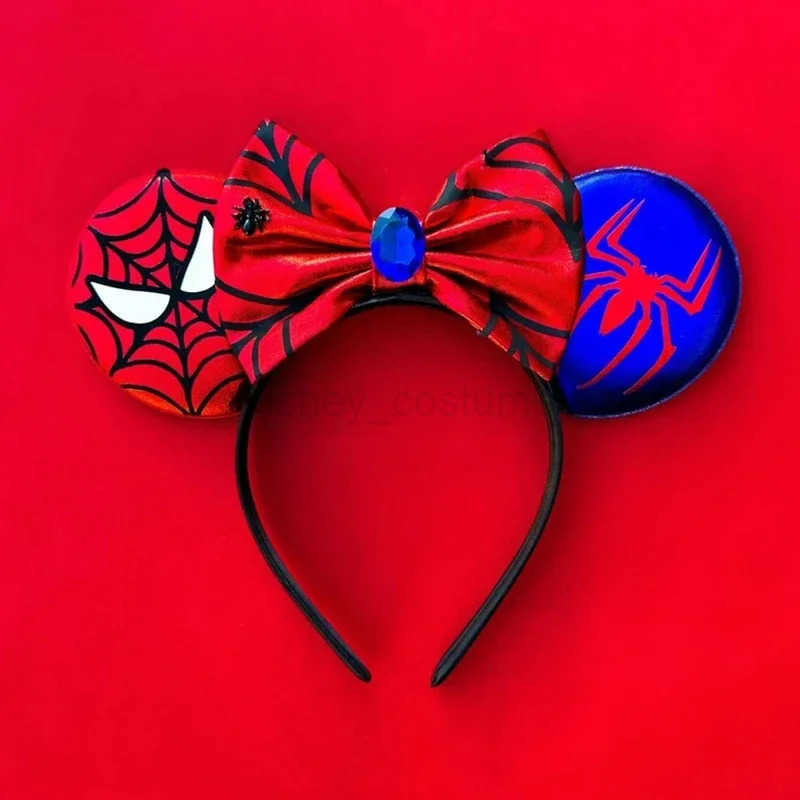 Disney Mickey Mouse Ears Marvel Spider Man Childrens Headbands Star Wars Hair Adult Female Avengers Hair Accessories X250425