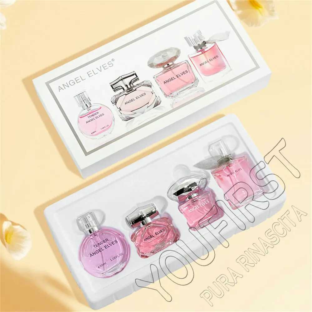 Gift Box 4Pcs Set Perfume Women 120ml Club De Nuit Perfumes De Mujer Lasting Fragrance Parfum Femme Floral Fruity Scent Spray C251125