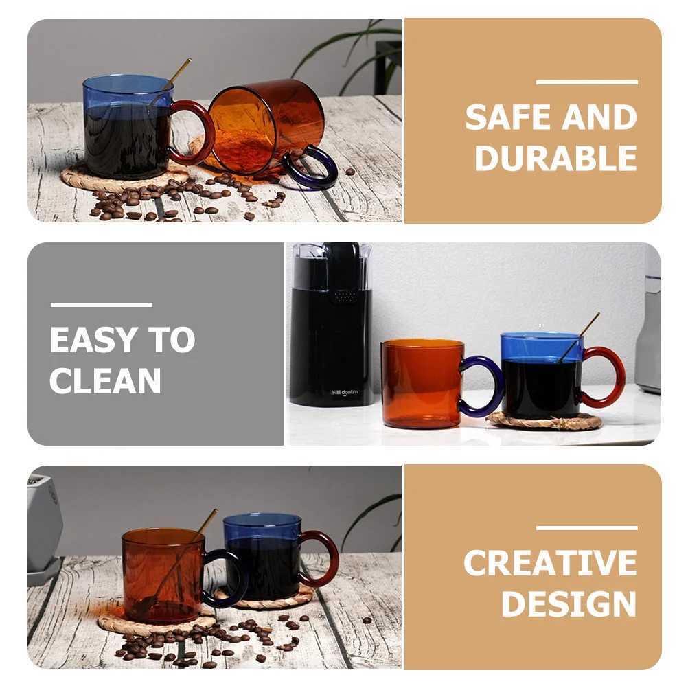 1Pcs Glass Tea Cup Long-Lasting Easy to Clean Suitable for Various Drinks Stylish and Functional Water Glass Drinking Tumblers Y251125